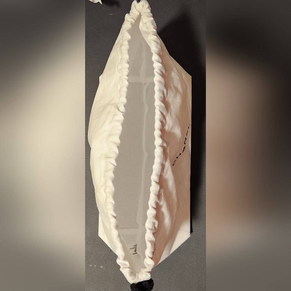 Chanel White Drawstring Dust Bag - Picture 5 of 5
